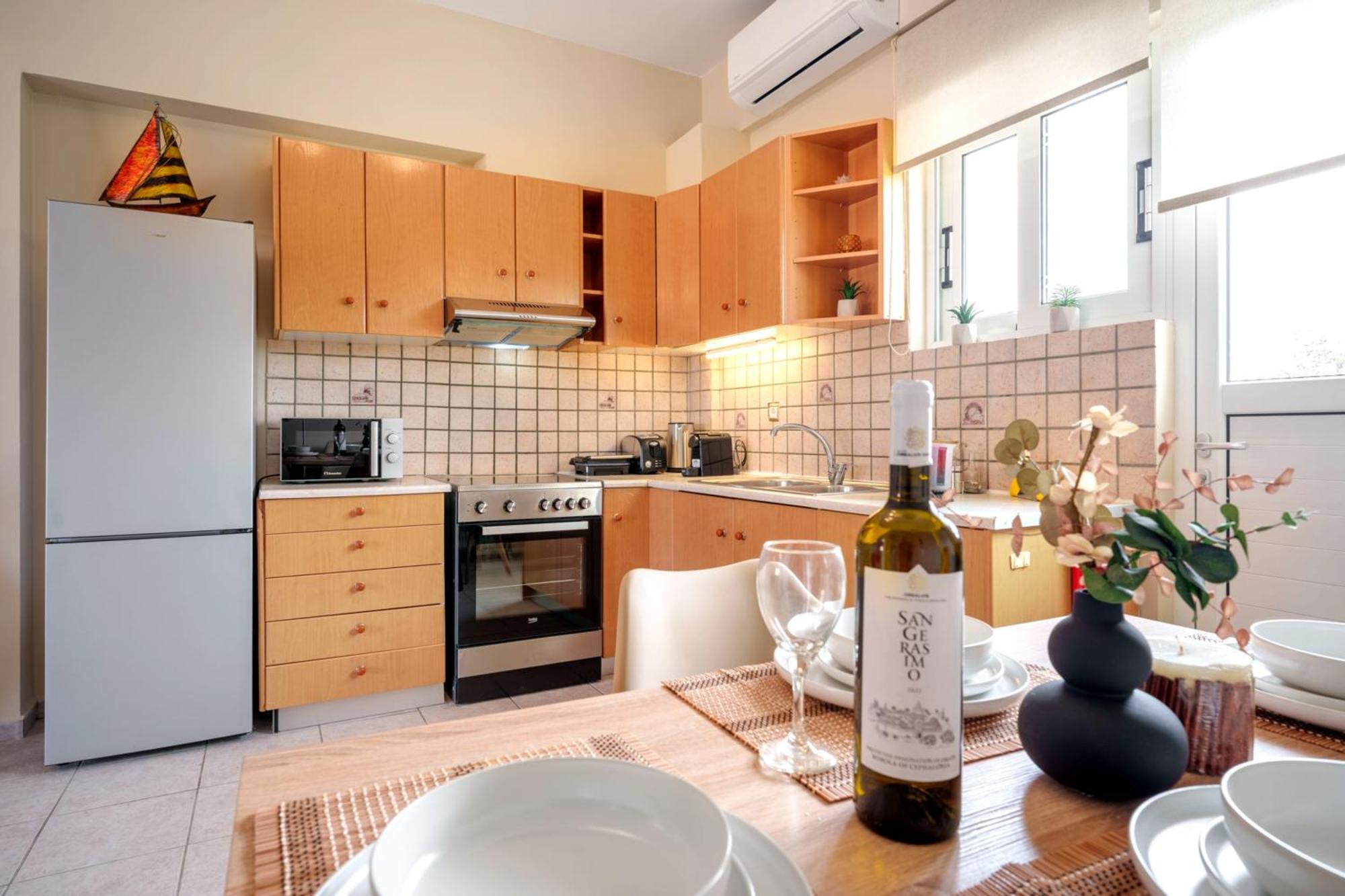 Solomos Apartments Skala  ภายนอก รูปภาพ